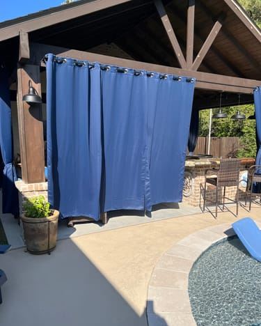 Outdoor Curtains or Fabric Panels